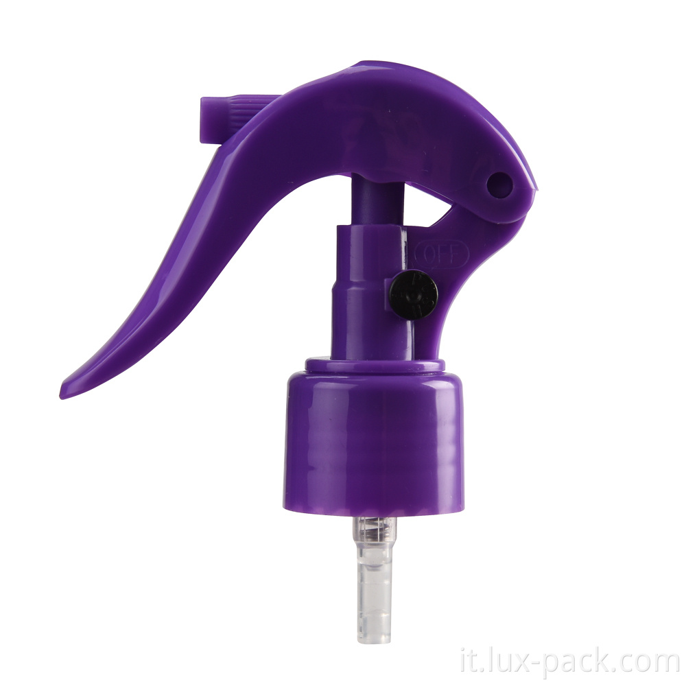 20 410 24 410 28 410 Mini spruzzatore a grilletto trasparente di colore personalizzato per fiori di irrigazione6 20 410 24 410 28 410 Customized Color Transparent Mini Trigger Sprayer For Watering Flowers6